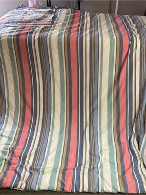 Pendleton Cascade Stripe Grand Canyon Striped King Comforter 1 Sham 100 Cotton